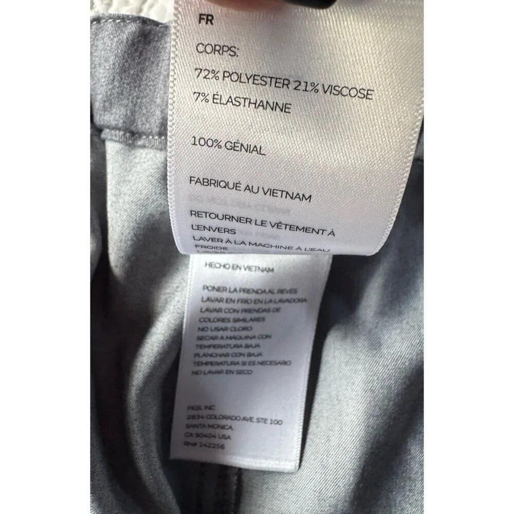 FIGS Mens Sz XL Short Pisco Basic Scrub Pants in Graphite Gray